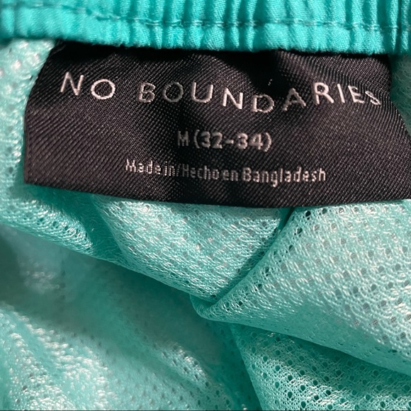 Mens Swim Trunks Shorts Size Medium (32-34) NWT Dinasore & palm trees - Picture 2 of 4